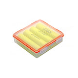 Transparent Battery Holder 4 Cell 18650 Battery 8 CR123A Battery Portable Organizer Box Storage Case