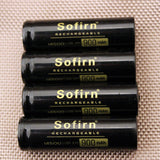 4Pcs Sofirn 900mAh 14500 Li-ion Batteries For LED Flashlight