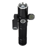 Three-head T6 1500LM Multifunction LED Flashlight 4 Modes Waterproof Hunting CampingTorch Light