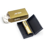 2Pcs GOLISI G25 2500mAh 20A CDR High Brain Powerful IMR 18650 Li-ion Rechargeable Battery With Storage Case