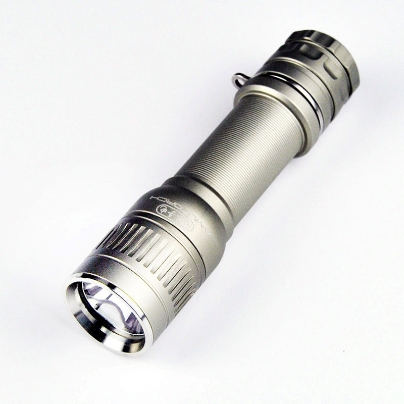 AMUTORCH New VG10 XPL HD 1200LM Powerful Bightness Tactical LED Flashlight Bike Light 21700 Military Grey