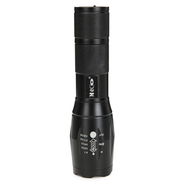 5pcs Meco XM-L2 2000LM 5Modes Zoomable LED Flashlight 18650/AAA