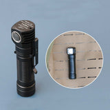 Skilhunt H04F XM-L2 1200lm Dual Group Modes Magnetic Headlight L-shape 18650 Flashlight