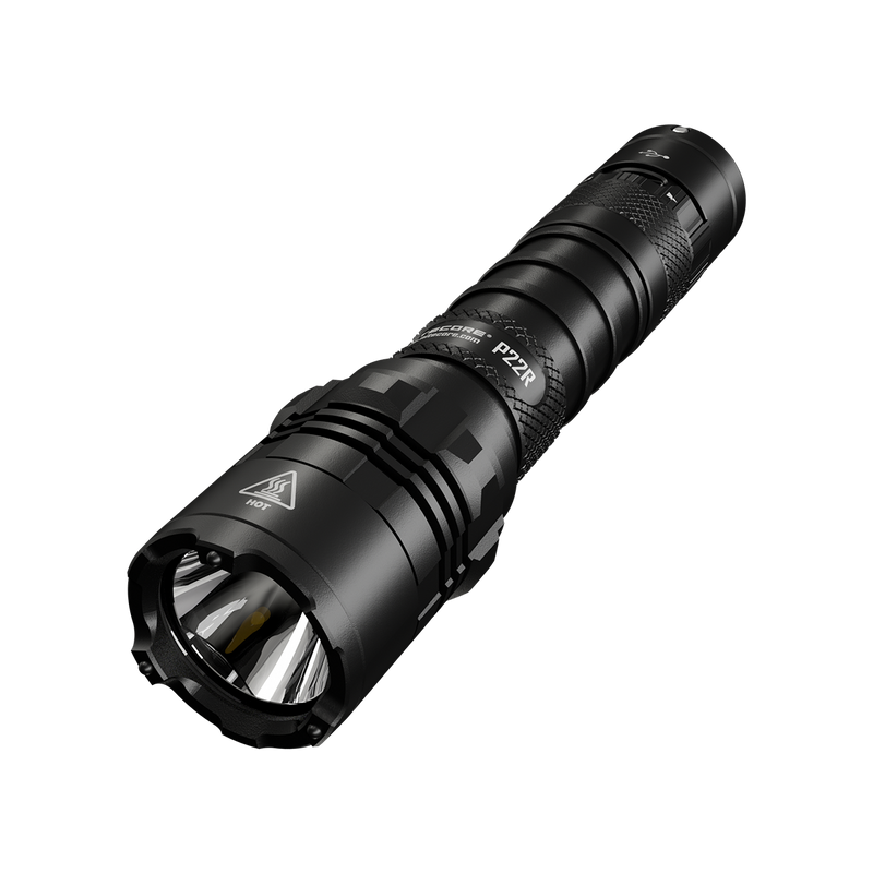 NITECORE P22R XHP35 HD 1800LM USB-C QC Rechargeable LED Tactical Flashlight with 3500mAh 18650 Battery