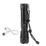 XANES P50 50W 800LM Flashlight USB Rechargeable 5 Modes Tactical Torch Light