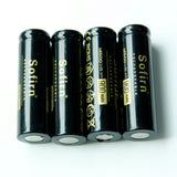 4Pcs Sofirn 900mAh 14500 Li-ion Batteries For LED Flashlight