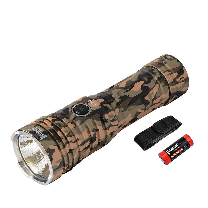 WUBEN T70 XHP70.2 5Modes Camouflage 4200 Lumens Brightness Flashlight 26650