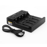 LiitoKala LII-S4 LCD Battery Charger 3.7V 18650 18350 18500 16340 21700 20700B 20700 14500 26650 1.2V AA AAA Smart Charger