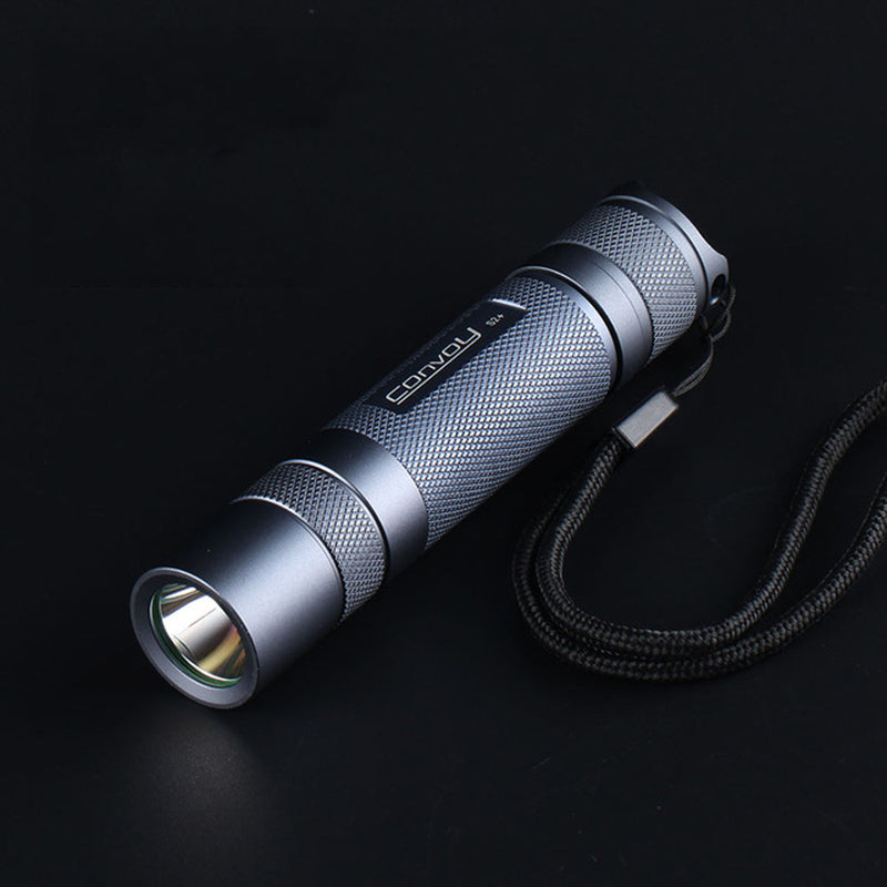 Convoy S2+ Nichia 219C 4000K 5700K 7135*4 1400mAh Driver 12 Groups Mode 18650 LED Flashlight