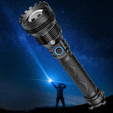 Xmund XD-FL9 XHP70 2000LM LED Flashlight Super Bright USB Rechargeable Tactical Zoom 3 Modes Torch Light Emergency Work Light