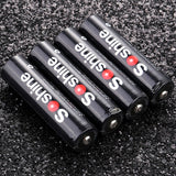 4 Pcs 3.7V 3000mAh 18650 Lithium Battery USB Rechargeable Flashlight Batteries With Protected Box