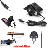 Universal 3.5mm UK Plug Charger For LED Flashlight Headlight 93.5cm