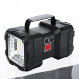 Xmund XD-FL2 P50+45LED 3Modes Double Light 1000Lumens USB Rechargeable Portable LED Flashlight & Powerbank