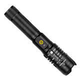 XANES® A85 XHP50 Flashlight 3 Modes Waterproof USB Chargeable Zoomable Work Lamp Camping Hunting Torch Light