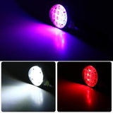 Round Shape XANES 190A 12x COB 4Colors 4Modes 180° Adjustable Head Magnetic Tail USB LED Flashlight