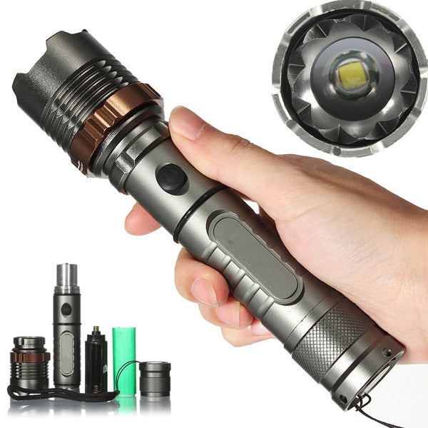 MECO  T6 2000lm 5 Modes Lotus Shape LED Flashlight  