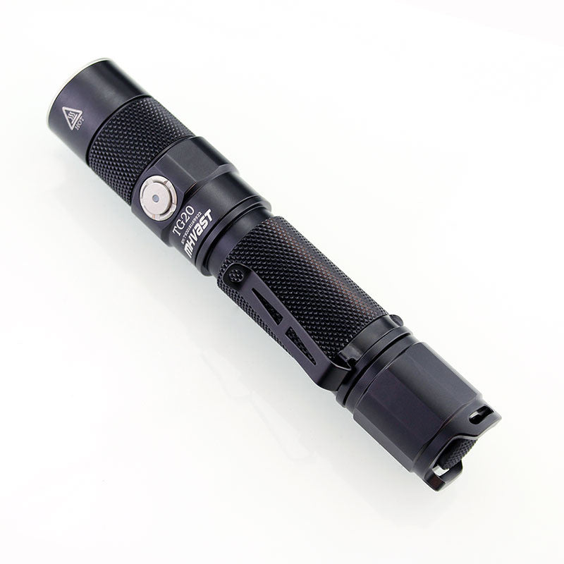 MHVAST TG20 XP-L 1A/3C 1250Lumens 7Modes Dimming USB Tactical & Memory Dual Mode LED Flashlight