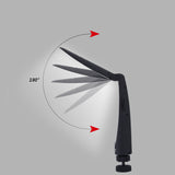 XANES ZY12 360Degree Rotation Folding USB Rechargeable COB Emergency Worklight with Magnetic Flashlight Work Light