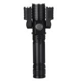 Three-head T6 1500LM Multifunction LED Flashlight 4 Modes Waterproof Hunting CampingTorch Light