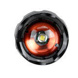 XANES T6 10W LED Flashlight Rechargeable 5 Modes Tactical Torch Light 18650 Battery US/EU/UK Plug