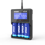 XTAR VC4 LCD Screen USB Battery Charger For 18650 26650 14500 Battery