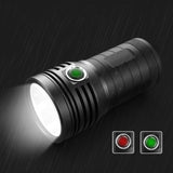 XANES® XF 14/16xT6 LED Flashlight Super Power 3 Modes 2500Lumens 18650 Battery USB Rechargeable Exploration Lantern