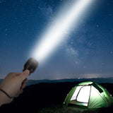 XANES® L2 Super Bright Diving Flashlight Zoomable 3 Modes 18650 Battery LED Light 