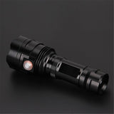 T18U 18X T6 LEDs 6Modes Super Bright Tactical Flashlight USB Charging Portable Outdoor Torch