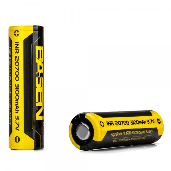 BASEN 1 Pcs 20700 Battery 3100mAh 30A Rechargeable Li-ion Battery For Camping Hunting Cycling 