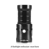 BLF Q8 4x XP-L 5000LM Professional Multiple Operation Procedure Super Bright LED Flashlight