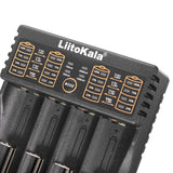 Liitokala Lii-402 Micro USB DC 5V 4Slots 18650/26650/16340/14500 Battery Charger 