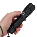 XANES P50 800LM 50W USB Rechargeable Super Bright LED Flashlight Set With 26650 Battery