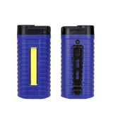 XANES® 1W COB LED Flashlight 2 Modes USB Charging 18650 Battery Work Lamp Camping Hunting Portable Torch Light