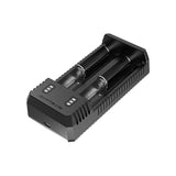 NITECORE UI2 Dual-Slot Intelligent USB Lithium-ion Battery Charger For 18650 18350 20700 21700 ETC