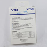 XTAR VC4 LCD Screen USB Battery Charger For 18650 26650 14500 Battery