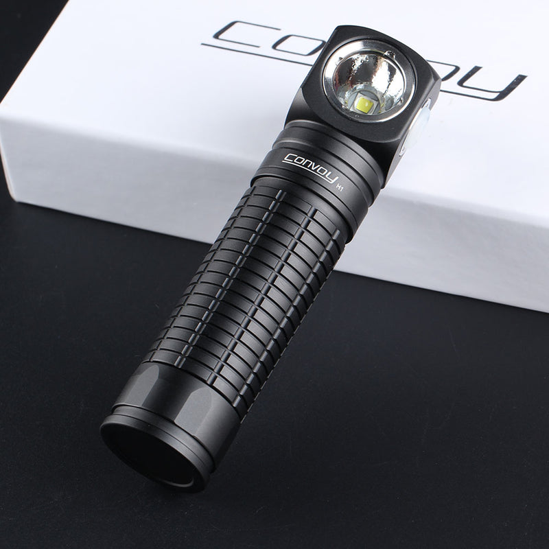 CONVOY H1 XML2 1048lm LED Headlamp L-shape Flashlight Multi-functional 18650 Flashlight