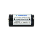 KeepPower 16340 CR123A 700mAh Protected Rechargeable Li-ion Battery