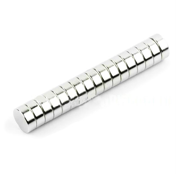 1PCS Nickel-plated Small Magnets 18650 18500 18350 26650 Flat Hat Battery Tip Cap 