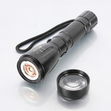 MECO  T6 5 Modes 2000LM Zoomable LED Flashlight 18650/AAA