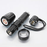 MECO  T6 5 Modes 2000LM Zoomable LED Flashlight 18650/AAA