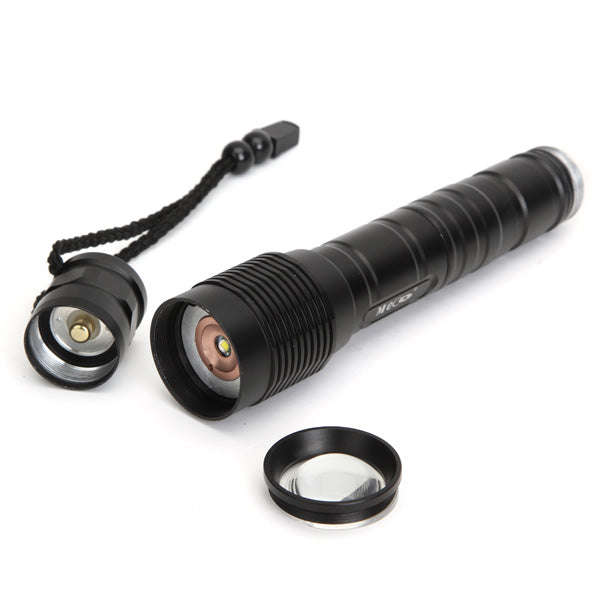 MECO  T6 3600LM Zoomable LED Flashlight 2x18650 