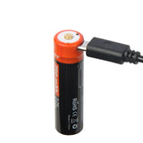 Nicron NRB-L750 750mAh/3.7V USB Rechargeable 14500 Protected Li-ion Battery with LED Indicator