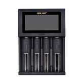 GOLISI i4 LCD Screen 2A Fast USB Battery Charger For 18650 26650 14500 Battery