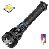 Xmund XD-FL9 XHP70 2000LM LED Flashlight Super Bright USB Rechargeable Tactical Zoom 3 Modes Torch Light Emergency Work Light