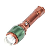 XANES Q5 LED 3 Modes Flashlight Zoomable USB Rechargeable IP44 Waterproof Tactical Flashlight