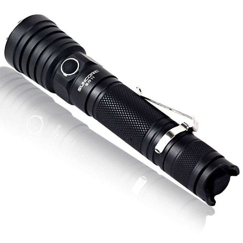 SUNCORE SR11 700Lumens Flashlight 5 Modes Camping Hunting Work Lamp Portable Emergency Lantern 18650