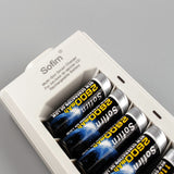 Sofirn 8 Slots Smart Battery Charger AA AAA NiMH NiCd Rechargeable Batteries US / EU Plug With Indicator Light