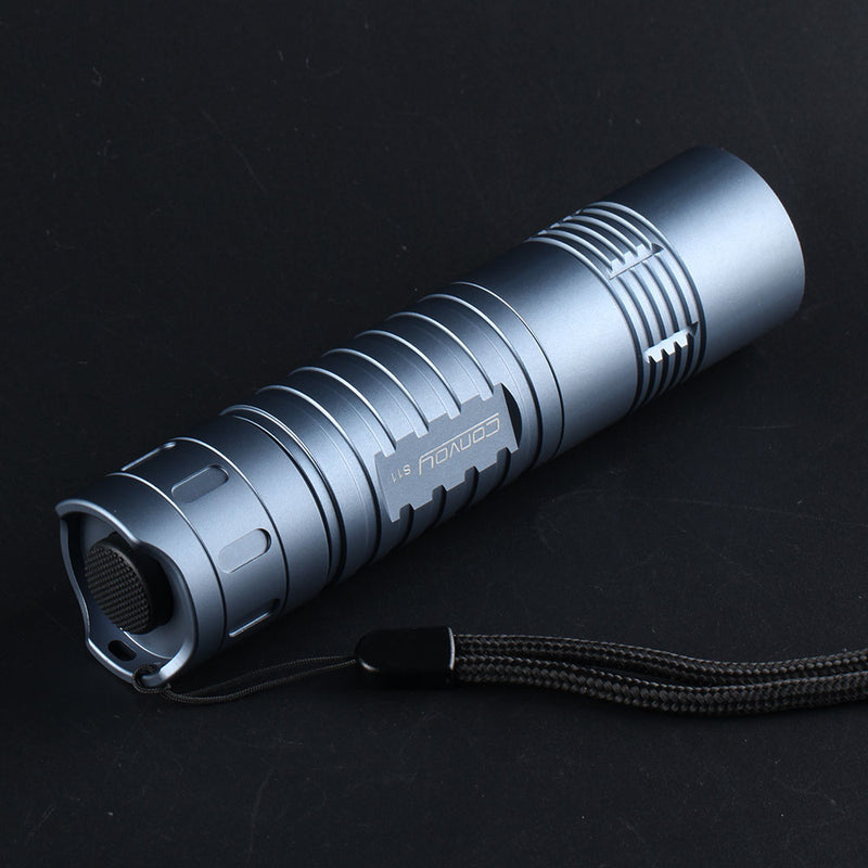 Blunish Gray Convoy S11 SST40 2300lm 6500K 6A 4 Modes Driver 26650 18650 Flashlight
