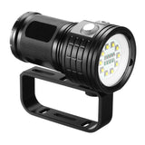 10x XML2 Diving Flashlight 100-200m Underwater Video Shooting LED Fill Light