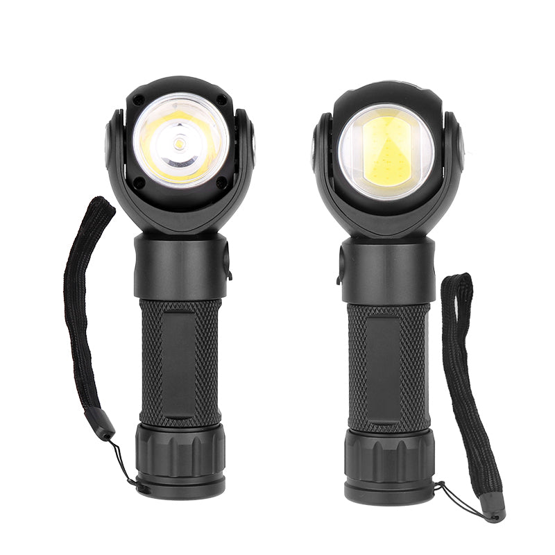 XANES® 1315 T6 + COB 7Modes 360° Rotating Head Flashlight Magnetic Tail USB Charging LED Torch